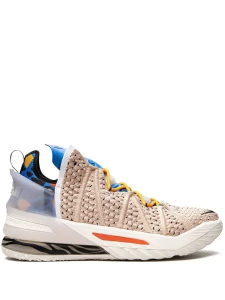 Sneakerși Nike LeBron slip-on cu imagine cu imprimeu animal print negru