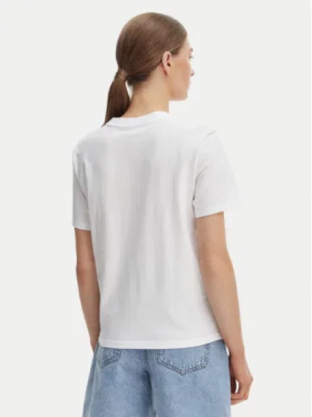 Klasična majica Calvin Klein Jeans bijela