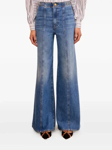 Jeansy Ulla Johnson niebieskie