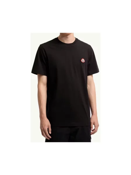 Koszulka Moncler z logo czarna