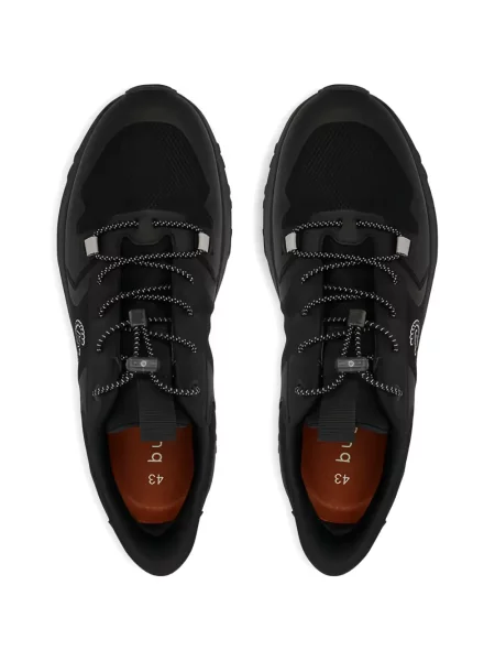 Fűzős hálós sneaker Bugatti fekete