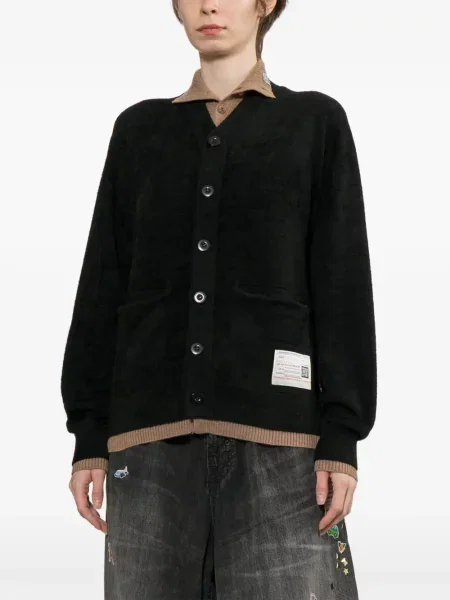 Cardigan Maison Mihara Yasuhiro negru