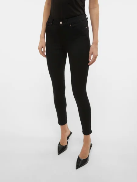 VERO MODA Džínsy FLASH' čierna