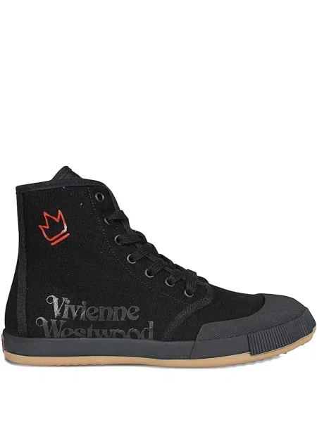 Sneakerși Vivienne Westwood cu imagine negru