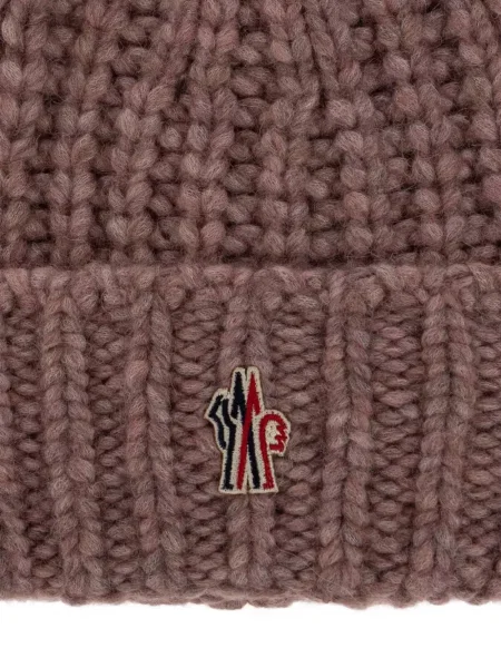 Čiapka Moncler Grenoble hnedá