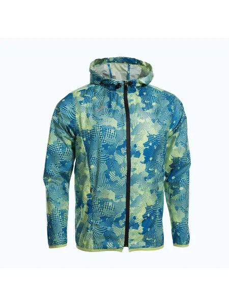Мъжко яке за бягане Joma R-City Raincoat lime синьо