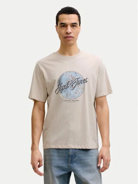 Jack & Jones Tricou Honolulu bej