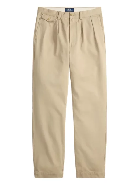 Dlouhá pruhovaná s límcem kšiltovka Polo Ralph Lauren modrá