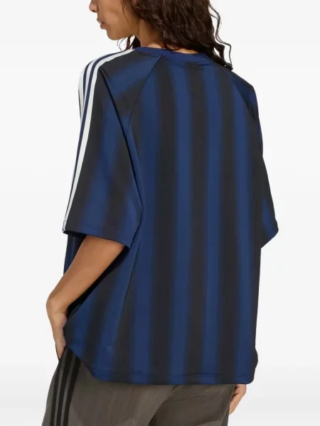 Zomšinės dryžuotos pusiau užtrauktukas sportbačiai Adidas Gazelle mėlyna