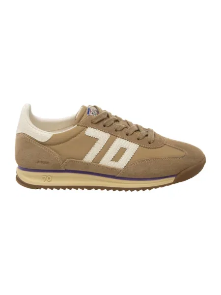 Sneakersy Back70 skórzane beżowe