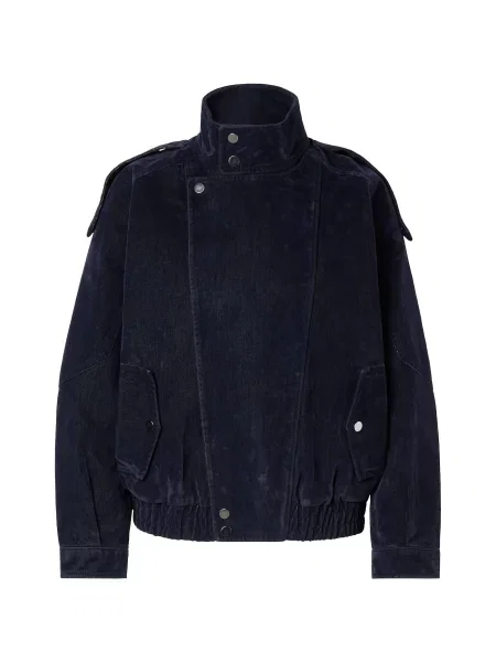 Abercrombie & Fitch Geacă de primăvară-toamnă bleumarin