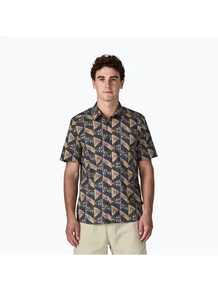 Cămașă pentru bărbați Patagonia Go To jaguar geo/dolomite blue albastru