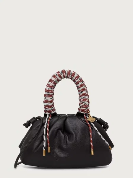 Sessun geantă crossbody pentru femei din piele CHATON maro