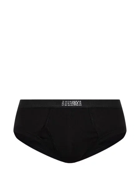 Gaćice Mm6 Maison Margiela s autogramom crna