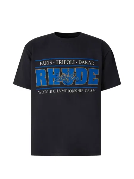 Tricou Rhude cu imagine negru