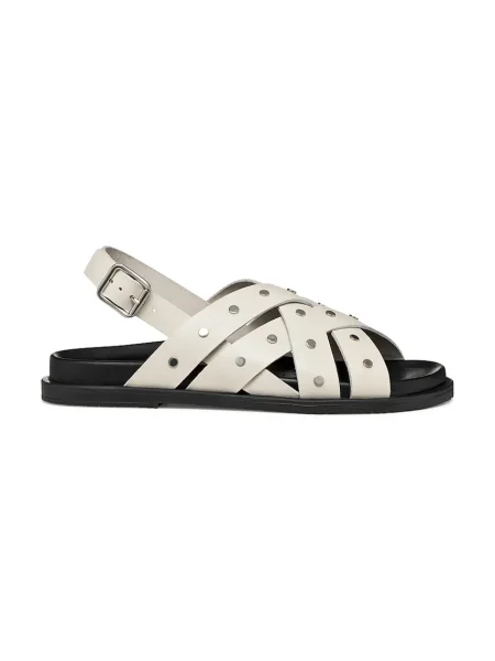 Geox sandale de piele D ADELASH alb