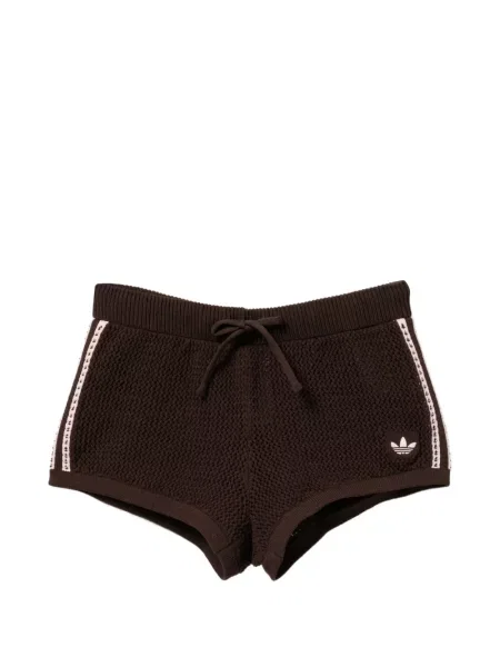 Fustă Adidas cu autograf cu buline cu decolteu în V albastru