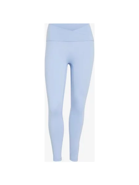 Długie legginsy adidas Studio All Me X-Over niebo XS niebieski