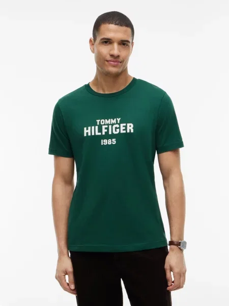 Tommy Hilfiger koszulka Mężczyźni Dżersej M zielony