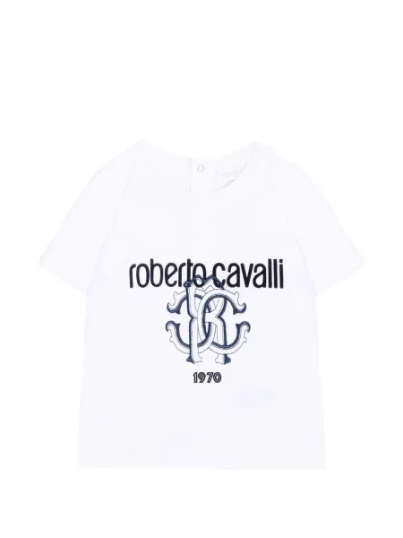Koszulka dziecięca Roberto Cavalli biała