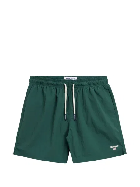 Kupaće gaće Sebago s autogramom s vezicama zelena