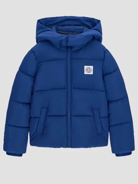 Дитяча Демісезонна куртка GUESS Kids темно-синій синя
