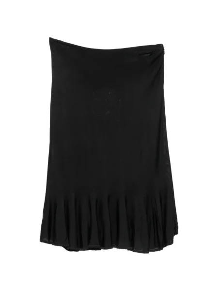Fustă midi Toteme tricotate negru
