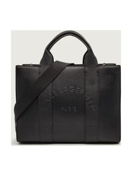 Karl Lagerfeld Shopper táska Rue St-Guillaume fekete