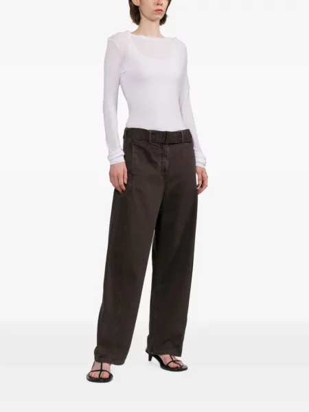 Lung top Helmut Lang alb