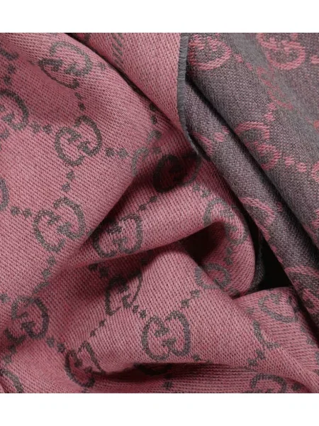 Fular Gucci de lână maro