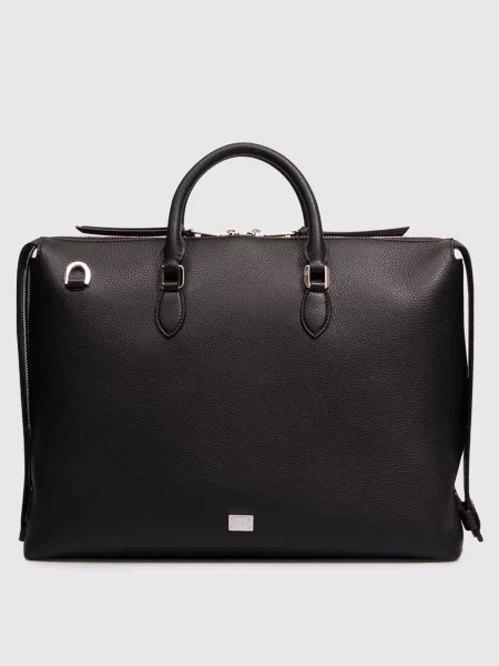 Кожаный портфель Dolce&gabbana черный
