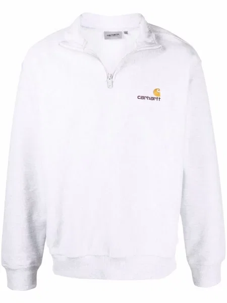 Hanorac cu fermoar Carhartt Wip gri