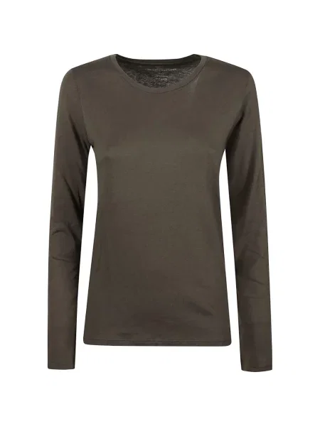 Lung tricou Majestic Filatures gri