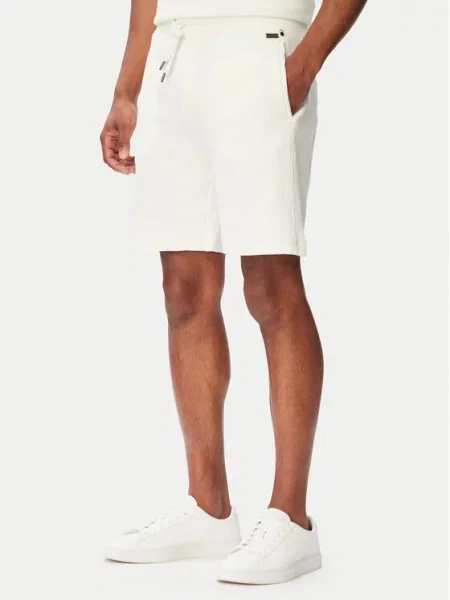 BOSS Pantaloni scurți sport Structure Shorts Crem bej