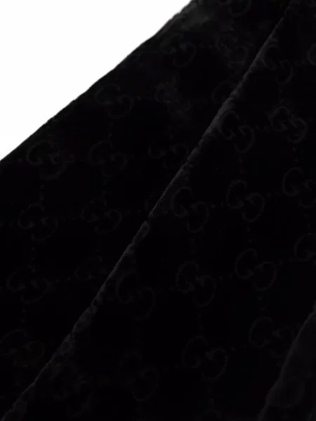 Fular Gucci cu franjuri negru