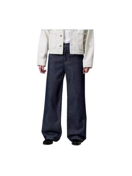 Jeansy Carhartt Wip niebieskie