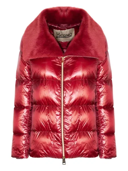 Geacă cu puf Herno roșu