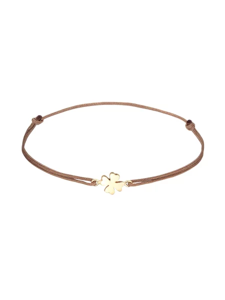 ELLI Zapestnica rjava zlata