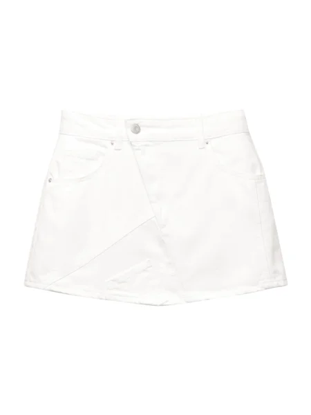 Pull&Bear Fustă alb