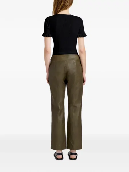 Δερμάτινο παντελόνι Proenza Schouler White Label λευκό