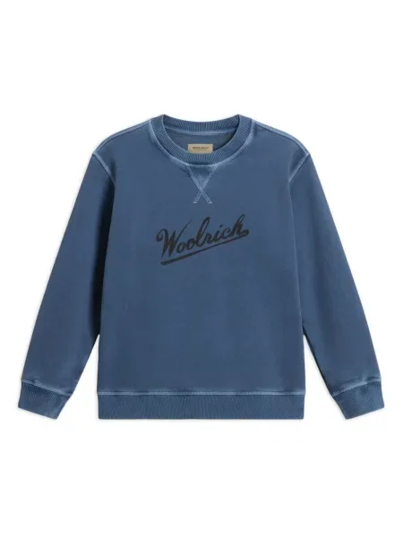 Bluza dziecięca Woolrich niebieska