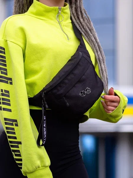 Поясная сумка Without черная