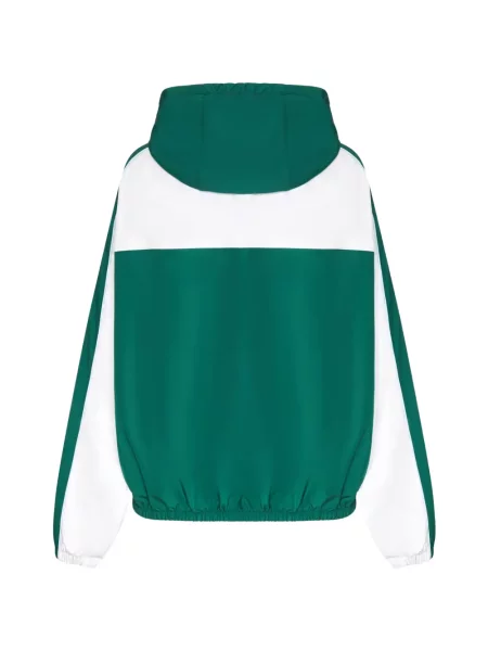 Geacă Miu Miu din poplin verde