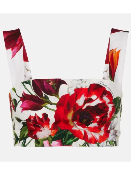 Sutien Dolce&gabbana cu model floral din poplin
