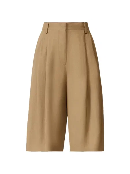 Плисирани шорти Fabiana Filippi кафяво