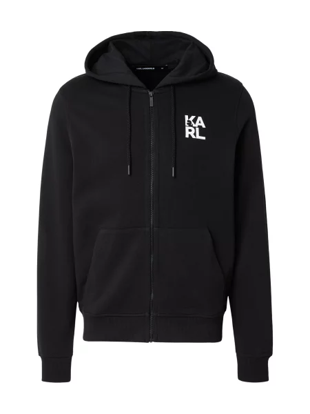 Karl Lagerfeld Hanorac negru alb