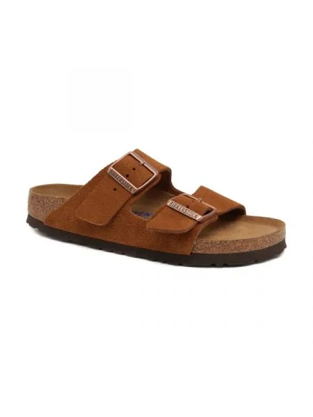Birkenstock Bőr papucs Arizona SFB VL Mink