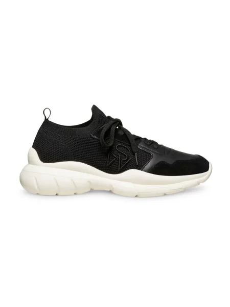Sneakersy Stuart Weitzman skórzane czarne