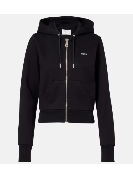Top Coperni z dżerseju czarny