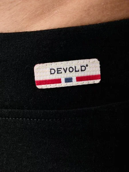 Devold funkcionális boxeralsó férfi gyapjú Breeze Plus Merino fekete